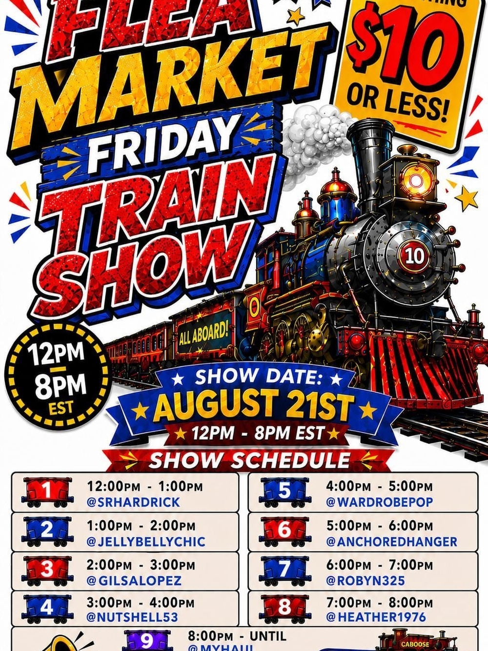 Flea Market Friday Train Show!